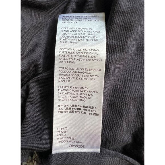 Anthropologie Maeve Gabriela Ruffled Black Floral Maxi Sweetheart Neck Dress L - Picture 5 of 16